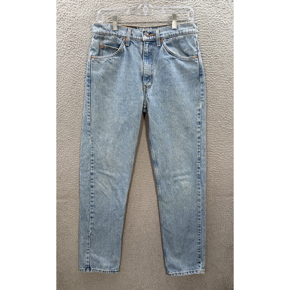 Vintage Levis 505 Jeans Mens 31x32 Blue Regular Fit Straight Leg Orange Tab 90s
